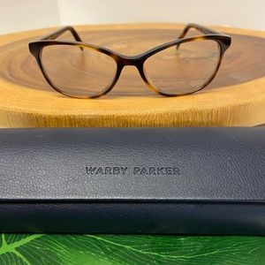 Warby Parker DAISY Tortoise Eyeglasses Frames & Hard case
